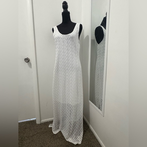 Apt. 9 White Textured Maxi Dress - Picture 1 of 10